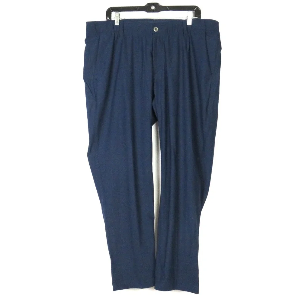 Under Armour Navy Blue 100% Polyester Performance Golf Pants Men's 40 X 30